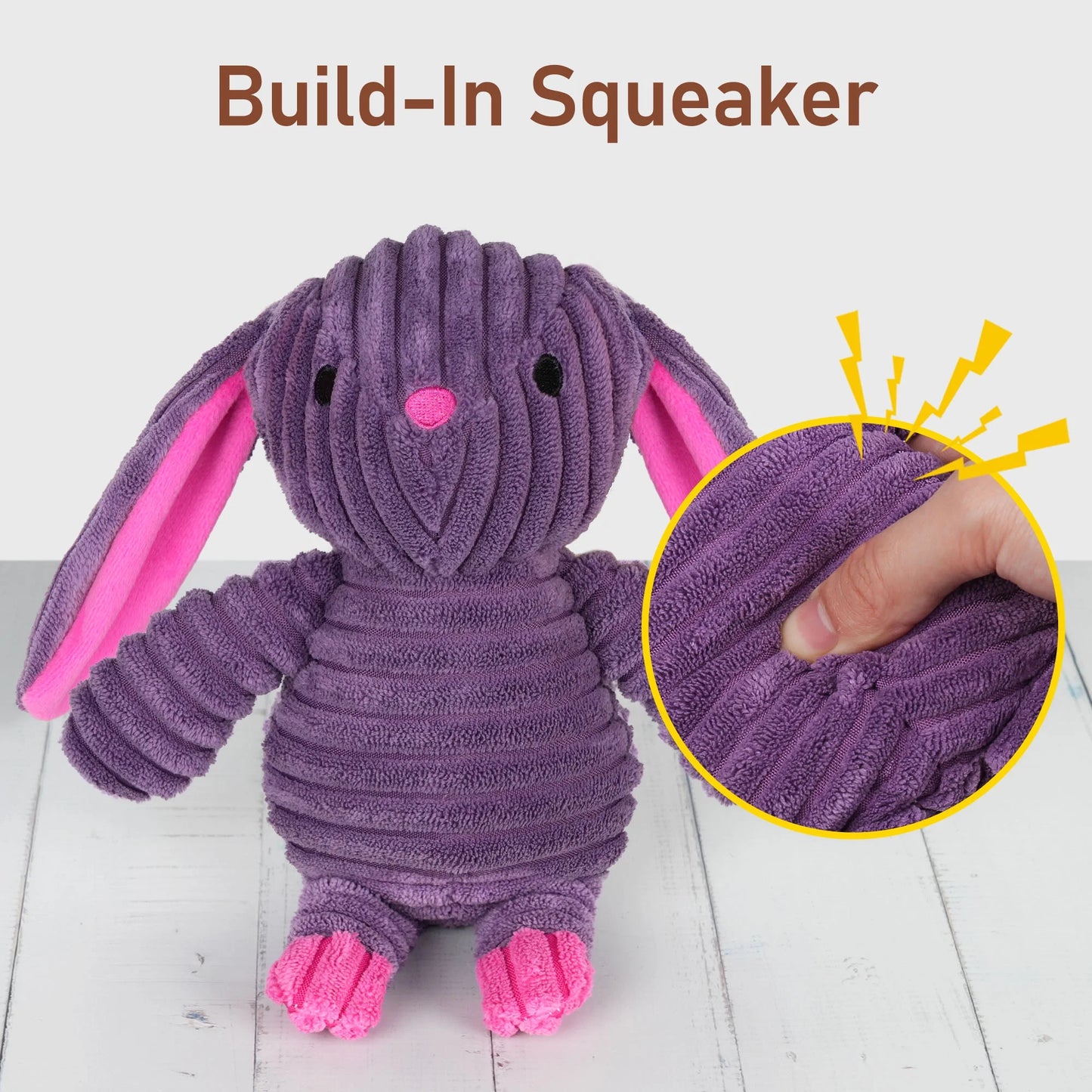 Dog Toys, 5 Pack, Squeaky Plush Dog Chew Toys Gift for Small Medium Large Dogs, Puppy